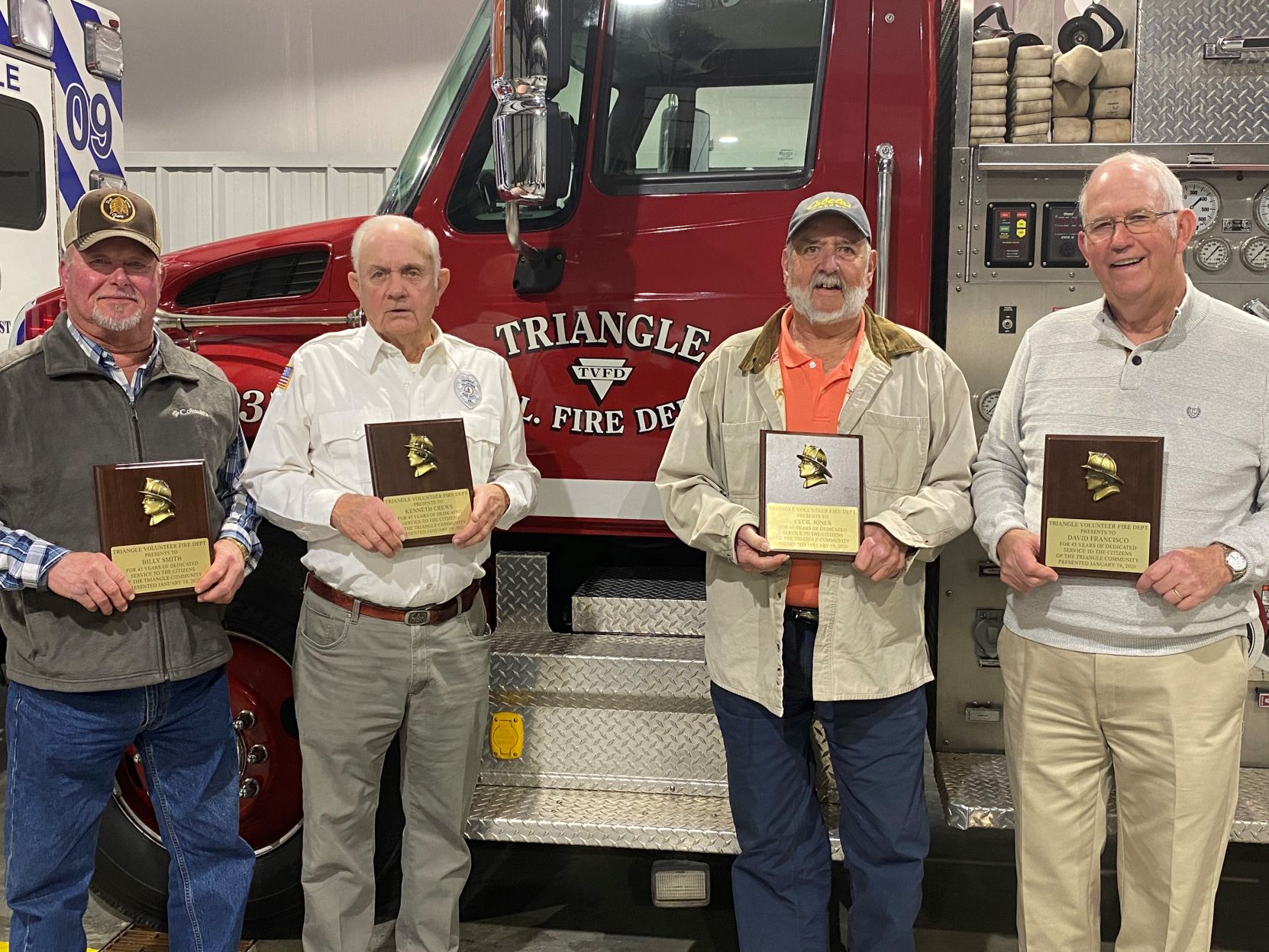 TVFD group 45 yrs 2020